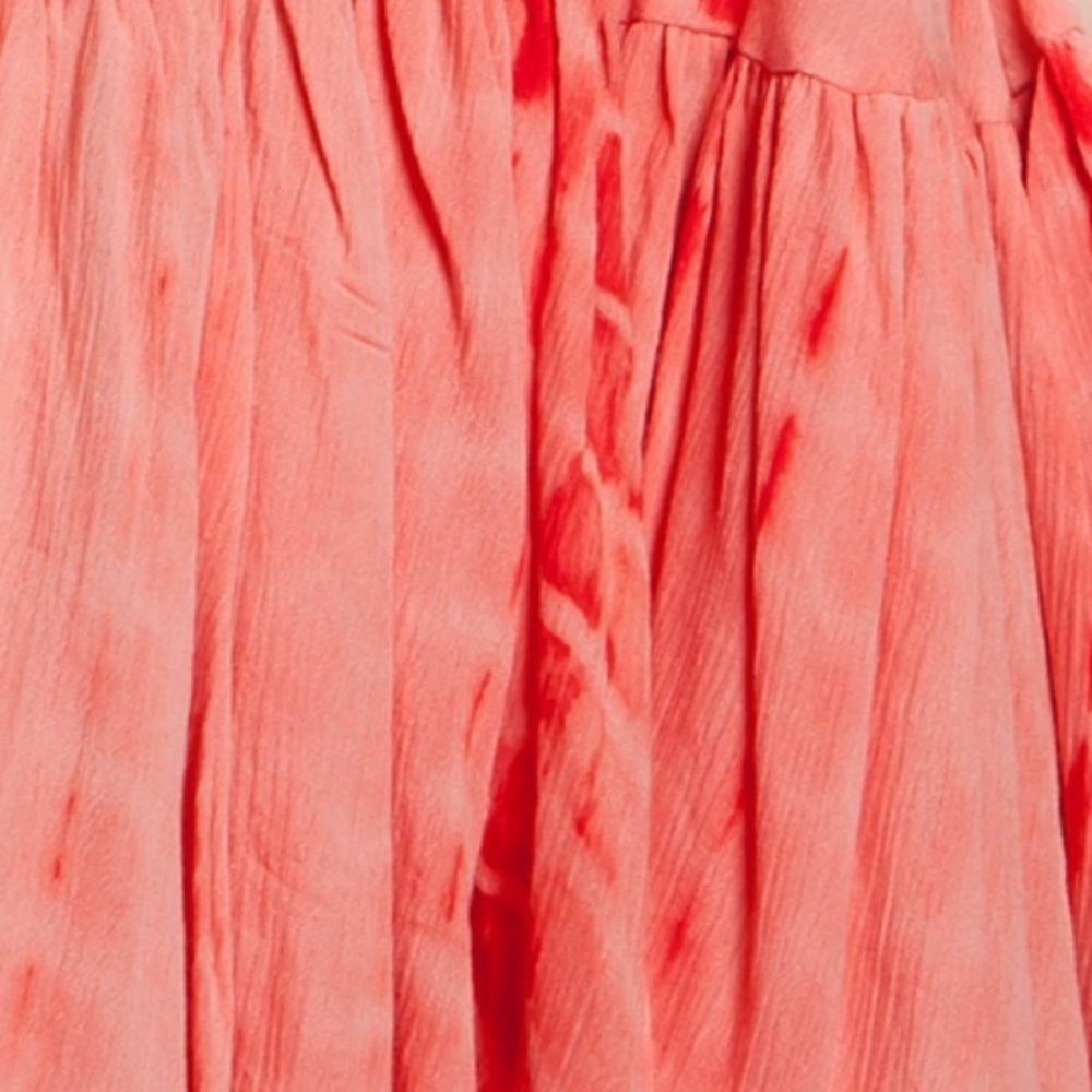 And’Or Red Crinkle Tie- Dye Sundress - Picture 5 of 6